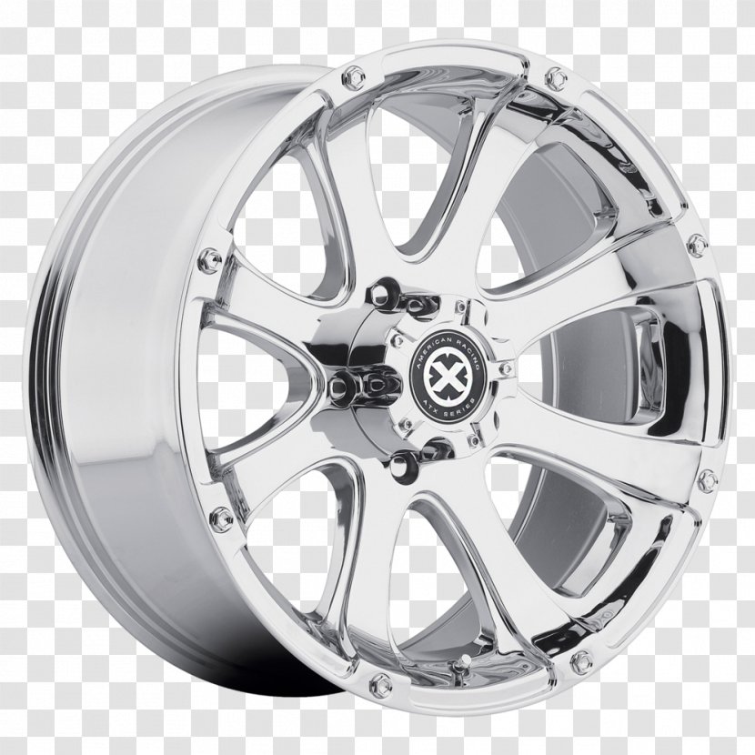 Alloy Wheel Spoke Tire Rim - Chromium Plated Transparent PNG