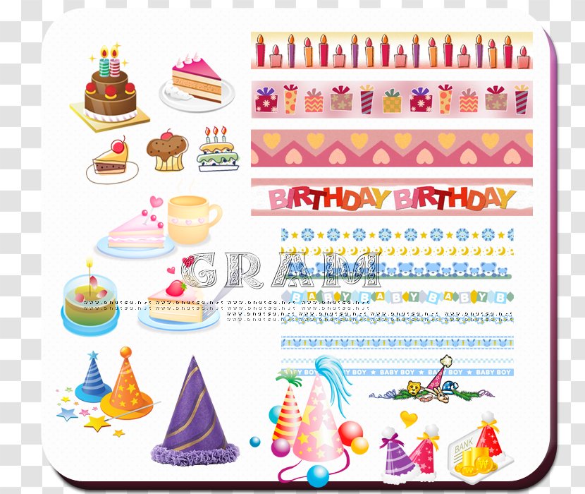 Food Cake Decorating Clip Art - Birthday Transparent PNG