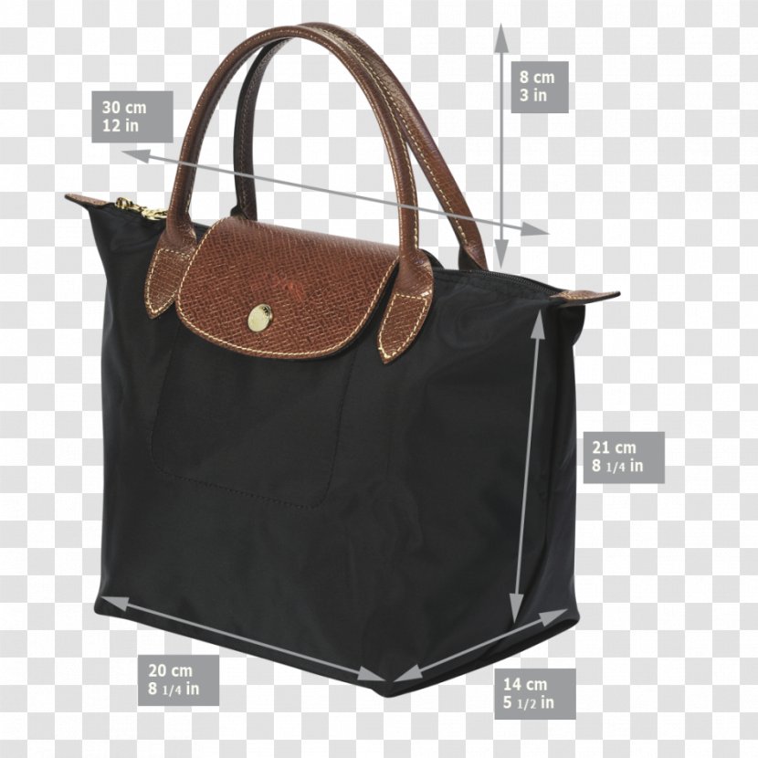 Longchamp Pliage Handbag Tote Bag - Shoulder Transparent PNG