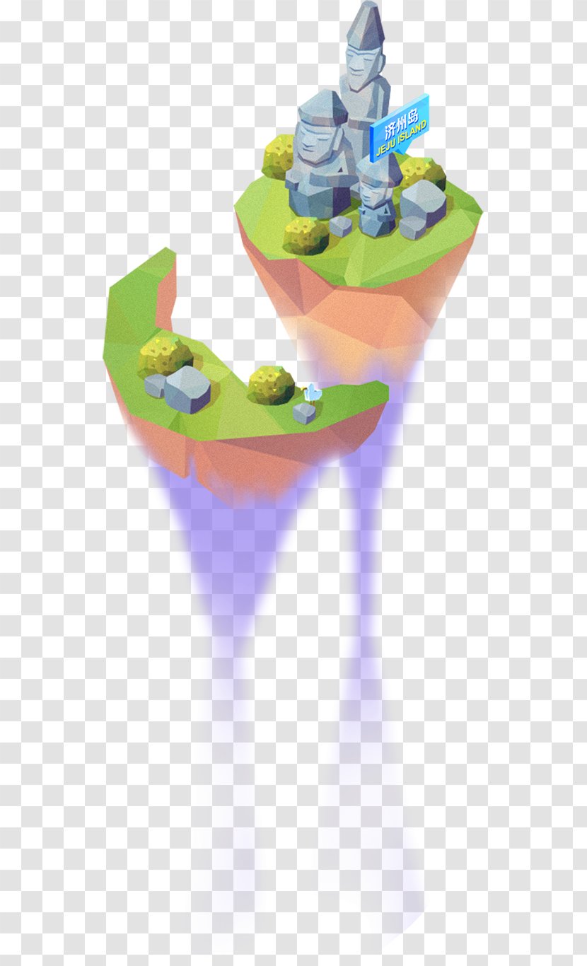 Download Illustration - Water - Floating Mountain Transparent PNG