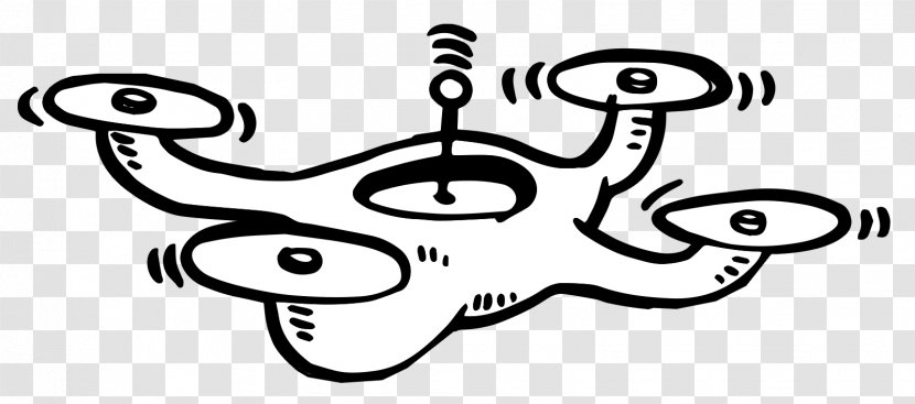 Clip Art /m/02csf Drawing Cartoon Line - Drone Animation Transparent PNG