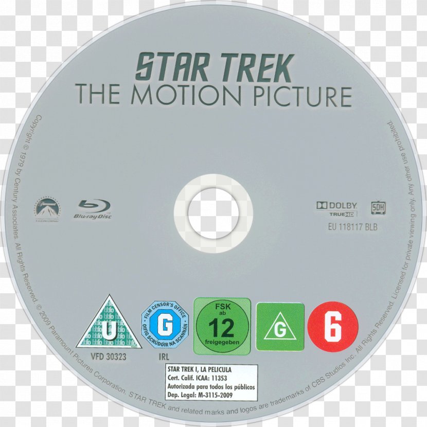 Compact Disc Blu-ray Spock Star Trek: The Original Series - Nichelle Nichols - Motion Poster Transparent PNG