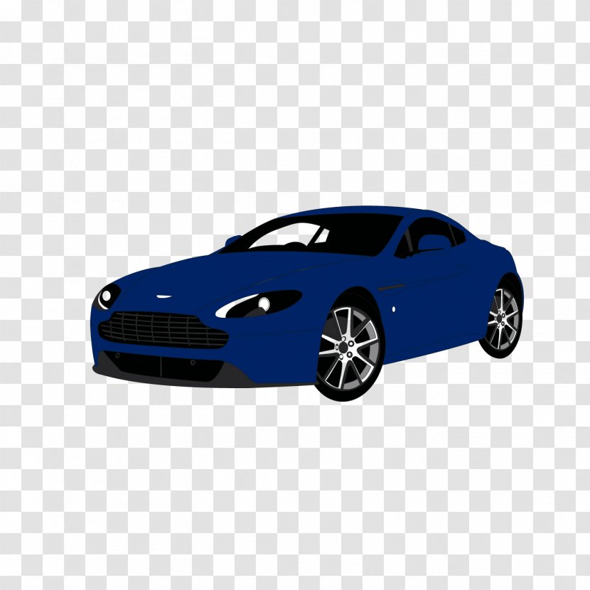 Car Aston Martin V8 Drawing - Brand Transparent PNG