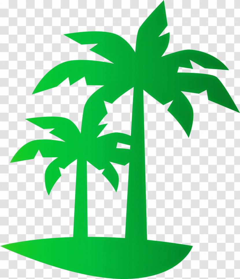 Palm Tree Beach Tropical Transparent PNG