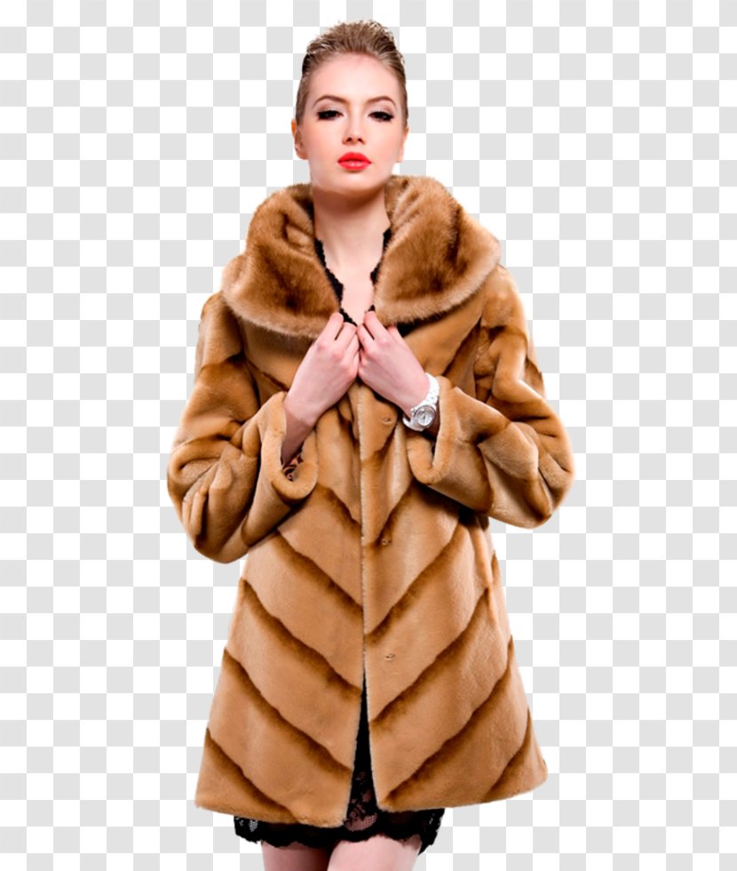 Fur Clothing Overcoat - Jacket - Time Transparent PNG