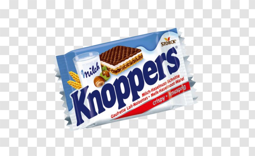 Knoppers Milk Wafer Biscuit Cream Transparent PNG