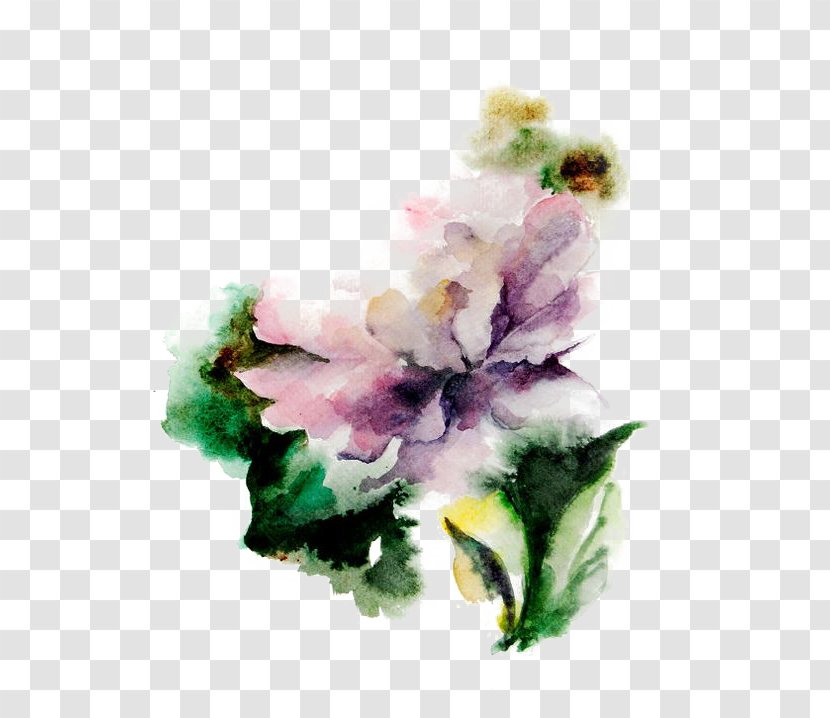 Floral Design Creative Watercolor Painting Flower - Flowers Blooming Transparent PNG