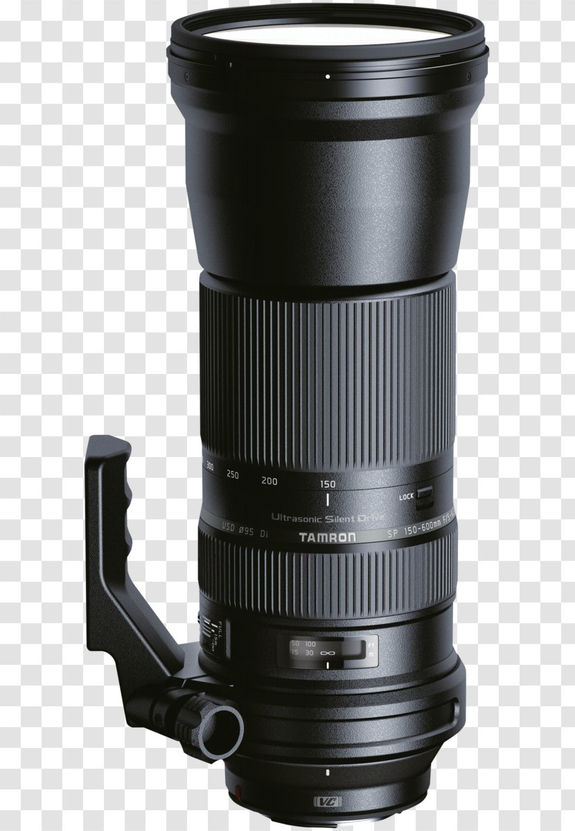 Canon EF Lens Mount Tamron 150-600mm Camera Autofocus Telephoto - Zoom Transparent PNG