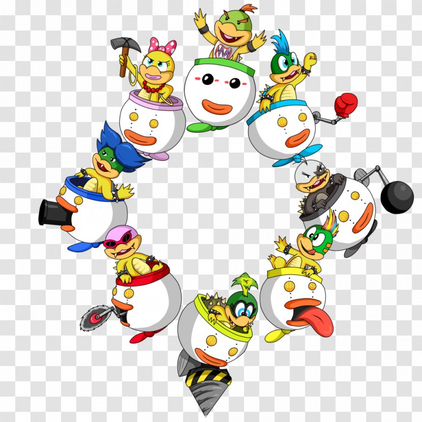 Bowser Super Paper Mario New Bros Koopalings - Body Jewelry Transparent PNG
