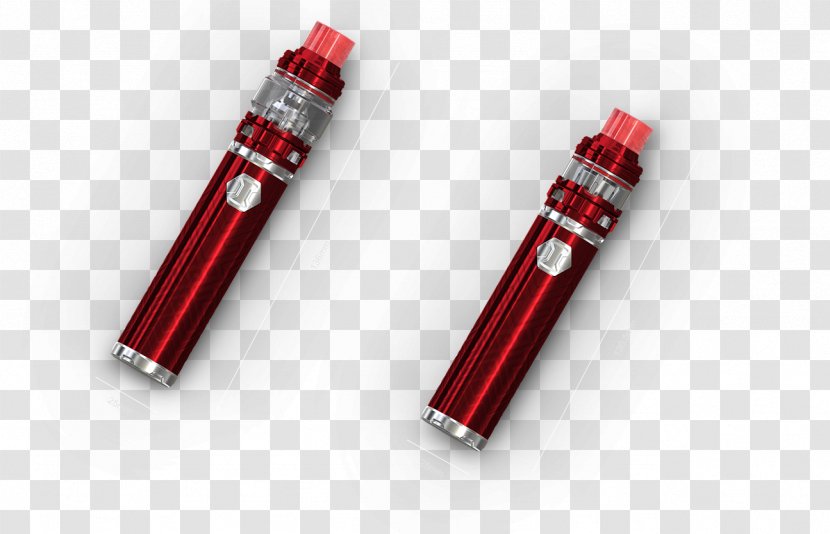 Electronic Cigarette Aerosol And Liquid Electric Battery Vaporizer Atomizer - Red Transparent PNG