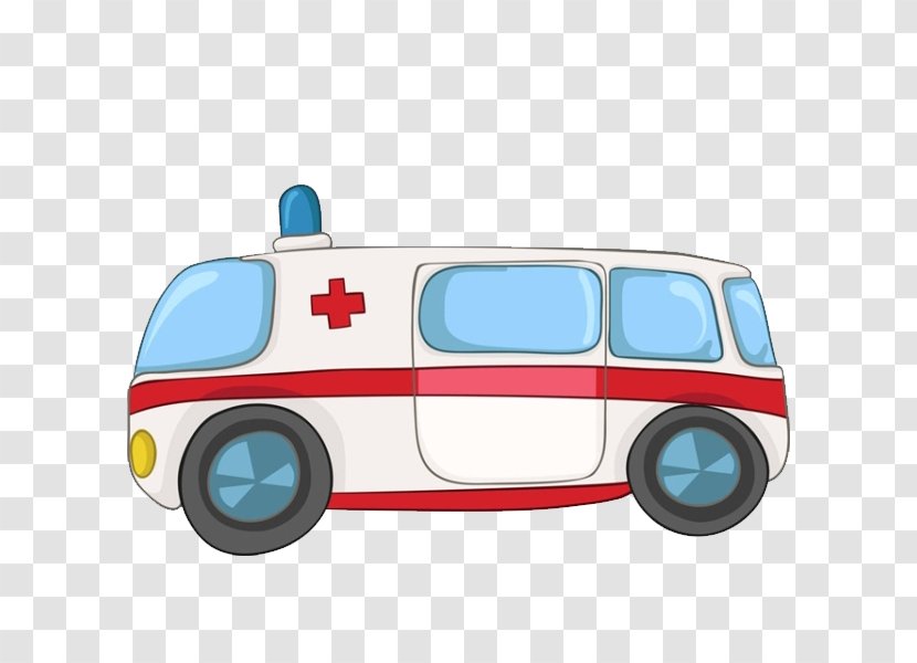 Caricature Photography Illustration - Mode Of Transport - An Ambulance Transparent PNG