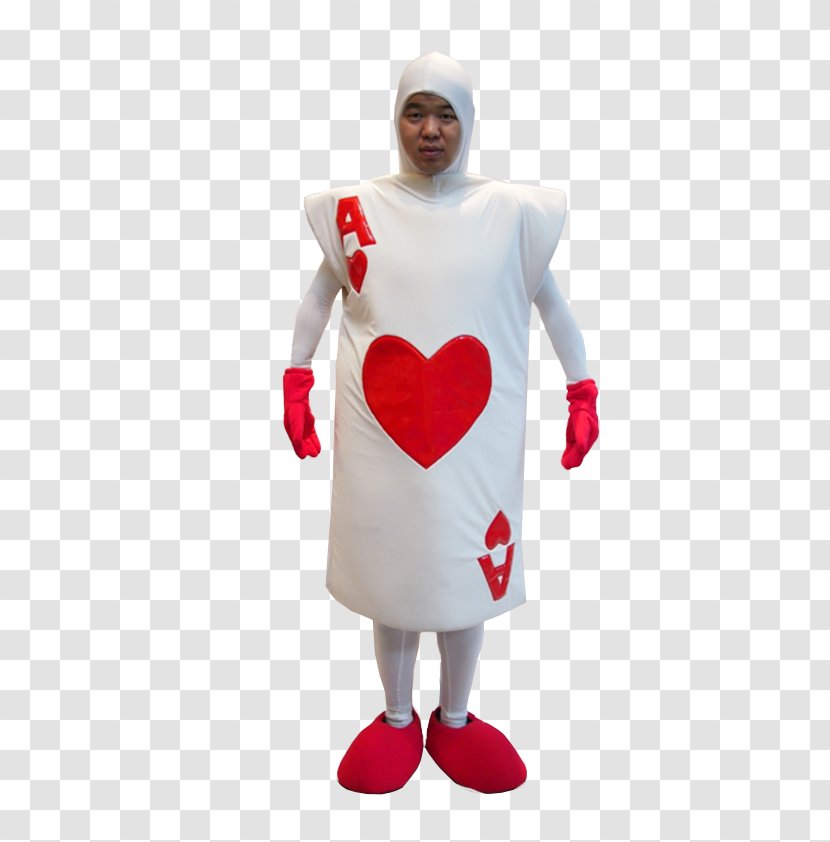 Heart Costume Designer Mascot Character - Flower Transparent PNG