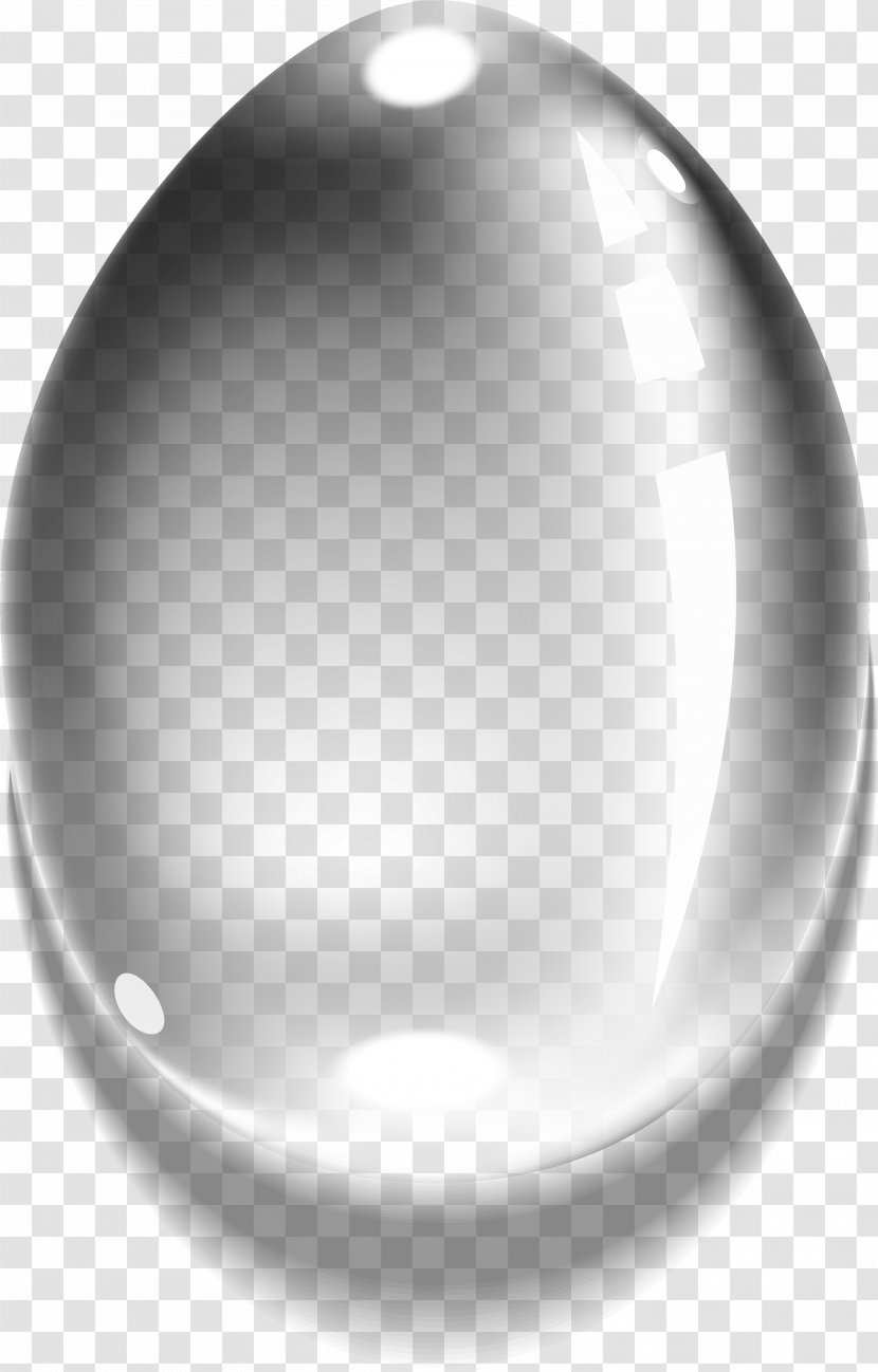 Grey Drop Liquid Black And White - Gray Fresh Water Drops Transparent PNG