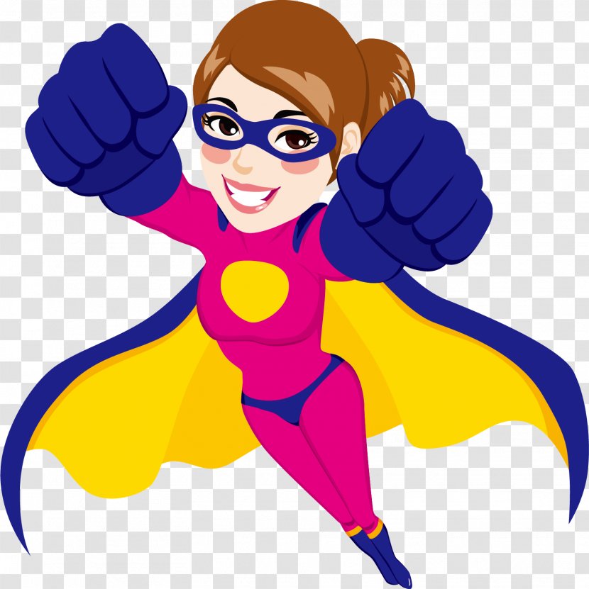 Superwoman Superhero Cartoon Female - Comics - The Flying Superman Transparent PNG