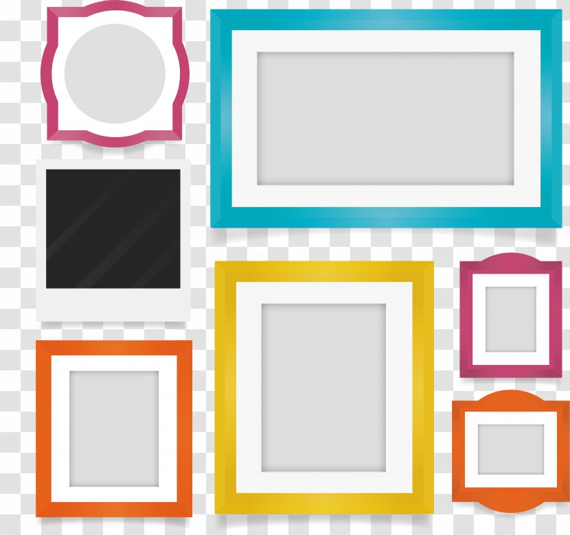 Picture Frame Film Flat Design - Drawing - Exquisite Photo Transparent PNG