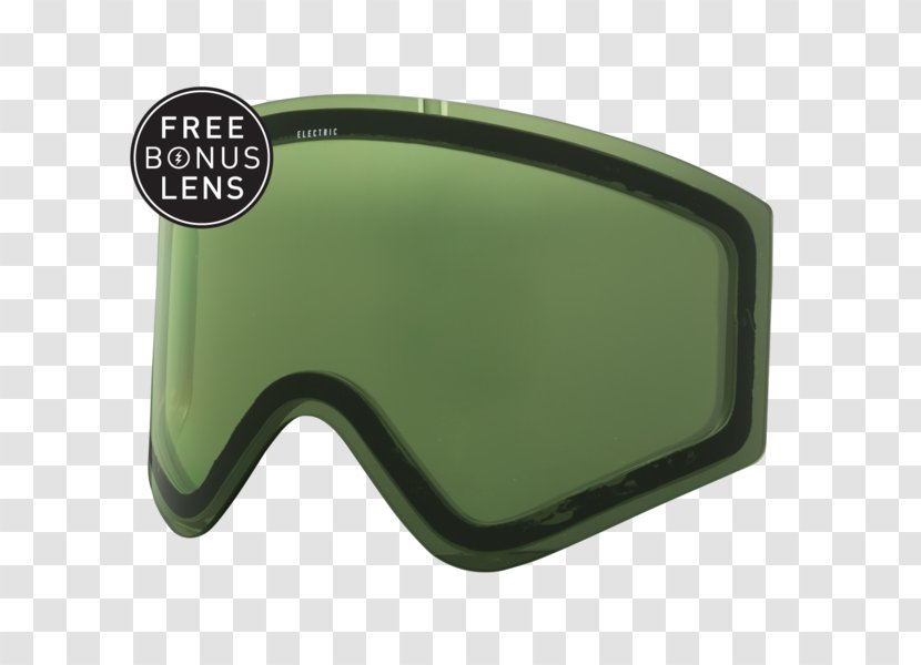 Goggles Gafas De Esquí Anti-fog Lens Glasses - Green Transparent PNG