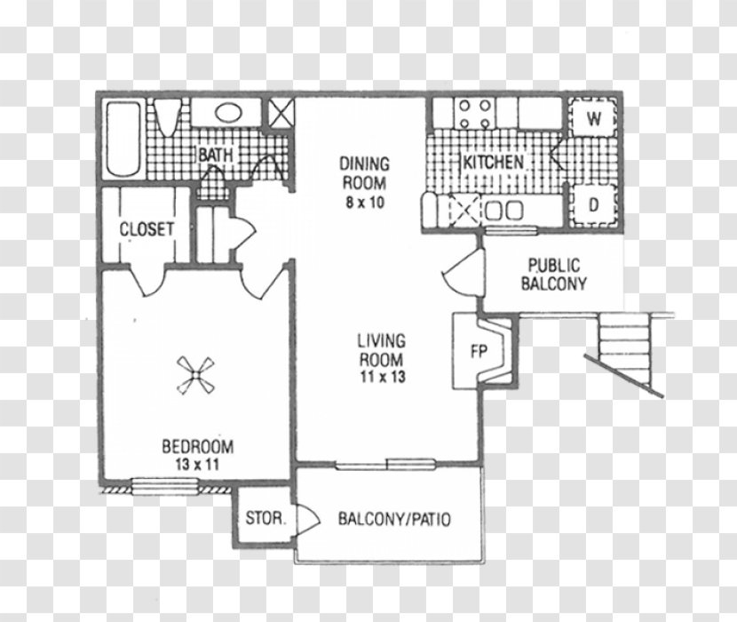 Gladstell Forest Apartments Floor Plan Street Renting - Circuit Component - Apartment Transparent PNG