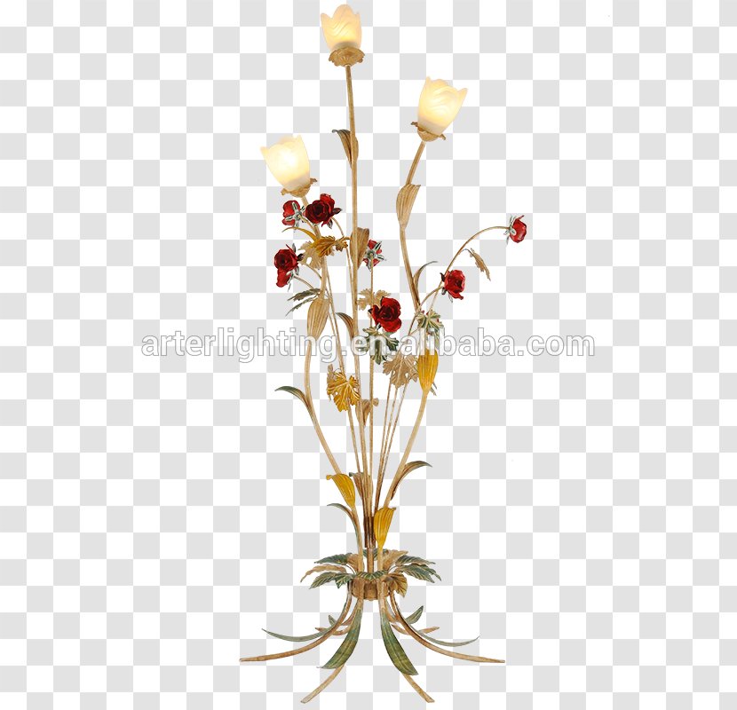 Cut Flowers Floral Design Light Fixture Artificial Flower - Plant Transparent PNG