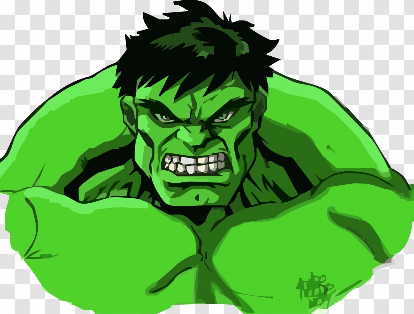 Hulk Thunderbolt Ross Cartoon Drawing Clip Art - Superhero Transparent PNG