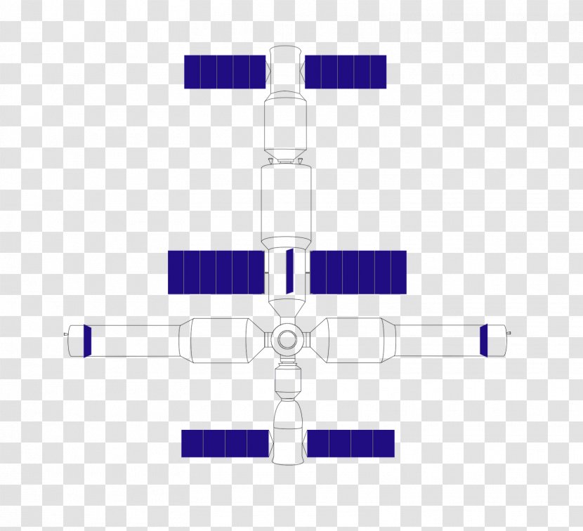 Cobalt Blue Purple Violet Pattern - Symbol - Space Station Transparent PNG