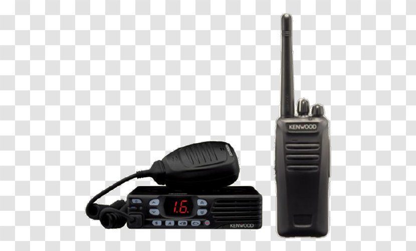Walkie-talkie Digital Mobile Radio Two-way Phones - Communication Accessory Transparent PNG