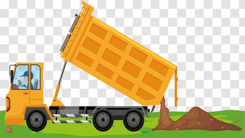 Car Dump Truck - Driving - Transport Transparent PNG