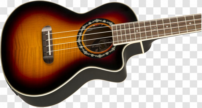 Ukulele Acoustic Guitar Musical Instruments Acoustic-electric - Flower - Sunburst Transparent PNG