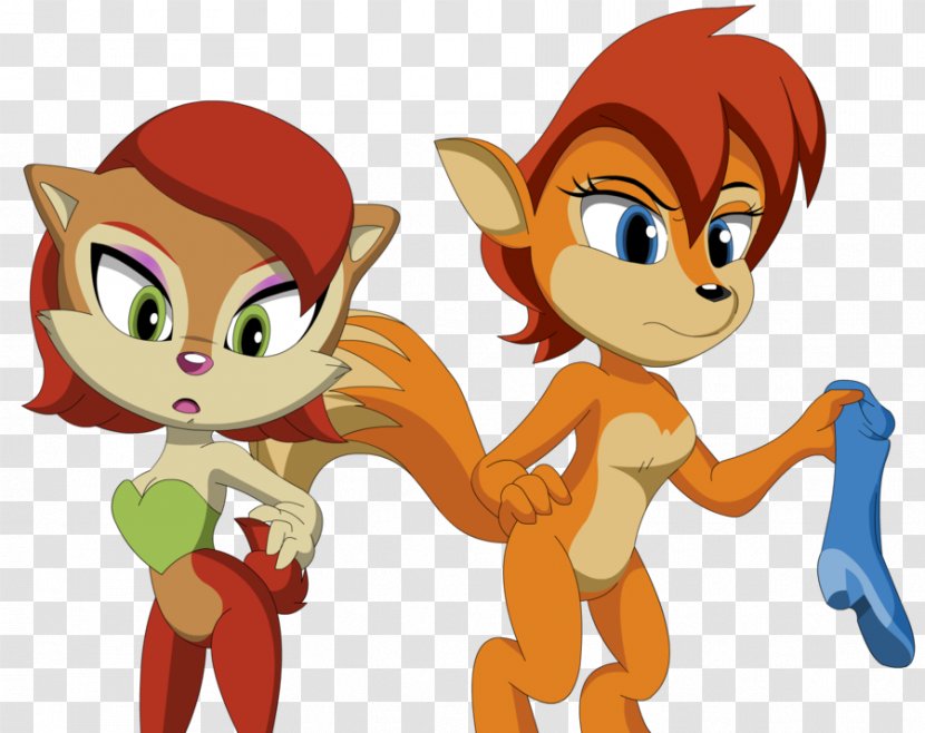 Lion Princess Sally Acorn Amy Rose Sonic & Knuckles Tails - Chipmunk Transparent PNG