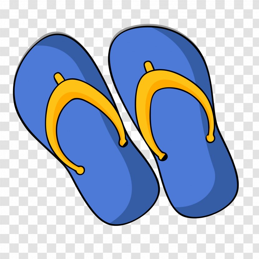 Flip-flops Slipper Clip Art - Vector Blue Sandals Transparent PNG