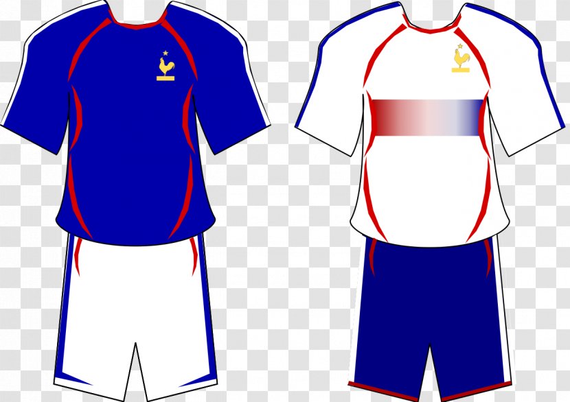 Jersey T-shirt Kit France National Football Team - Uniform Transparent PNG