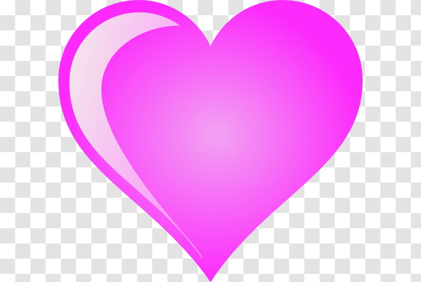 Pink M Line RTV Font - Heart Transparent PNG