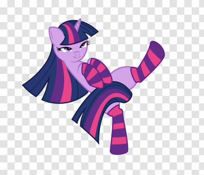 Twilight Sparkle My Little Pony Rarity Sock - Equestria Girls Transparent PNG