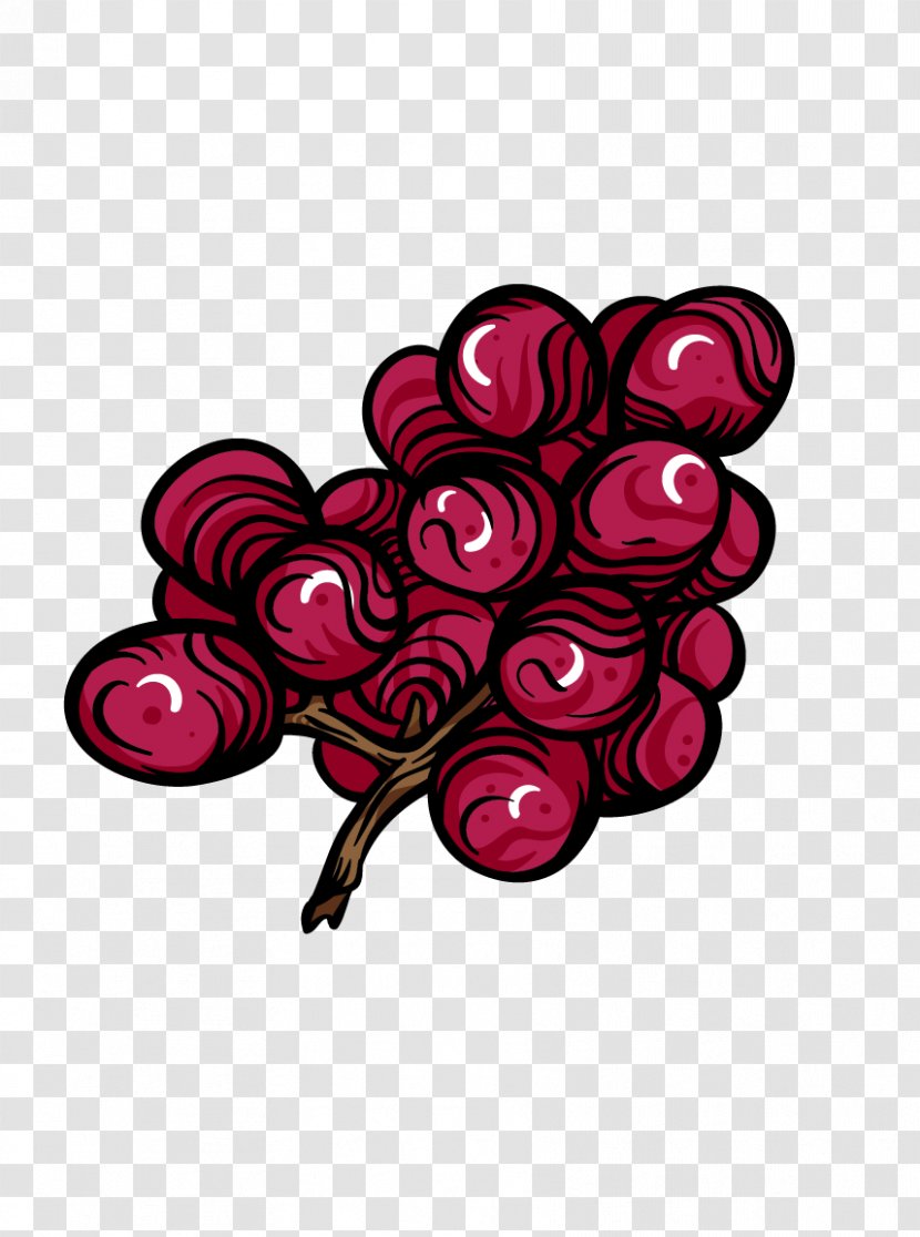 Grape Fruit Auglis - Petal - Lines Of Grapes Transparent PNG