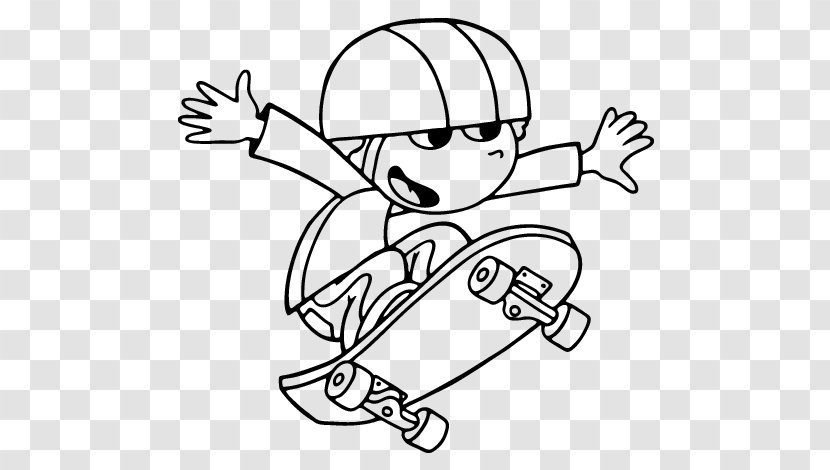 Skateboarding Drawing Coloring Book Child - Watercolor - Skateboard Transparent PNG