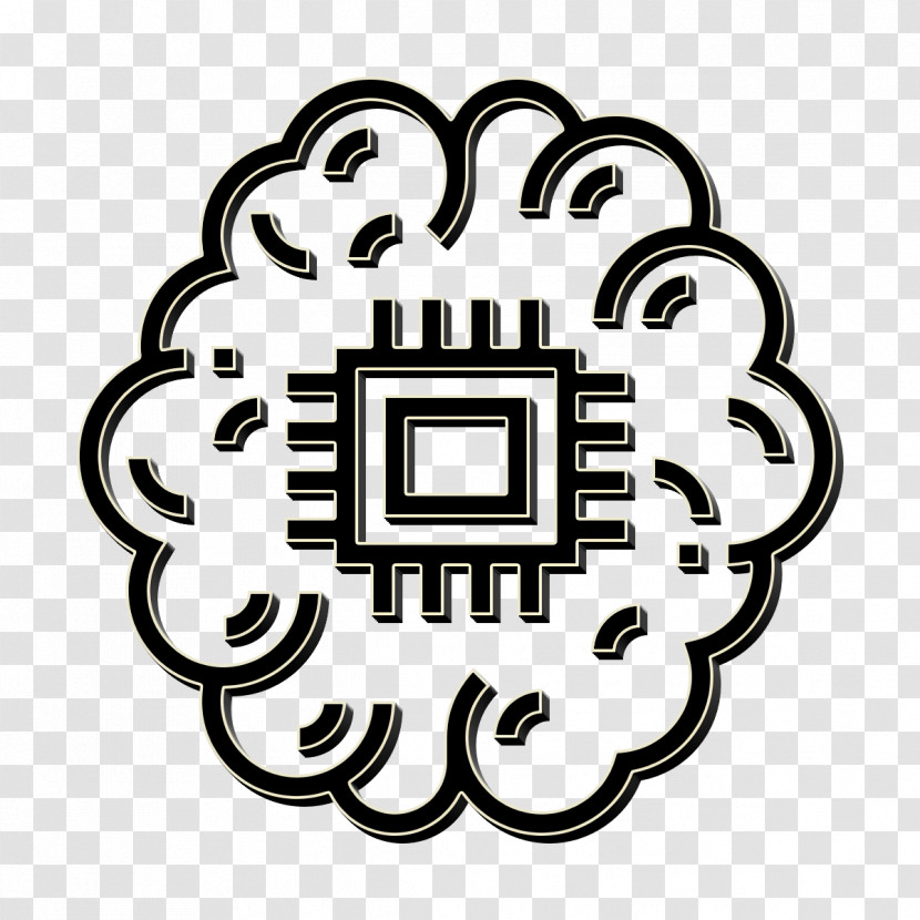 AI Icon Artificial Intelligence Icon Brain Icon Transparent PNG