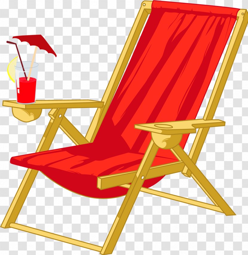 Chair Beach Auringonvarjo - Vector Vacation Transparent PNG