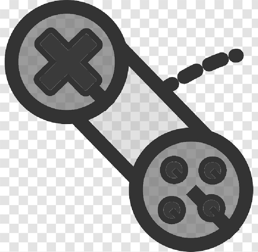 Game Controllers Clip Art Video Games Openclipart - Wheel - Playstation Controller Transparent PNG