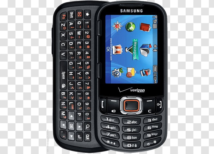 Samsung Intensity II Verizon Wireless SCH U485 III - Feature Phone Transparent PNG
