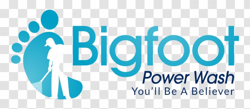 Logo Pressure Washing Bigfoot Brand Product Design - Text - Offer Transparent PNG