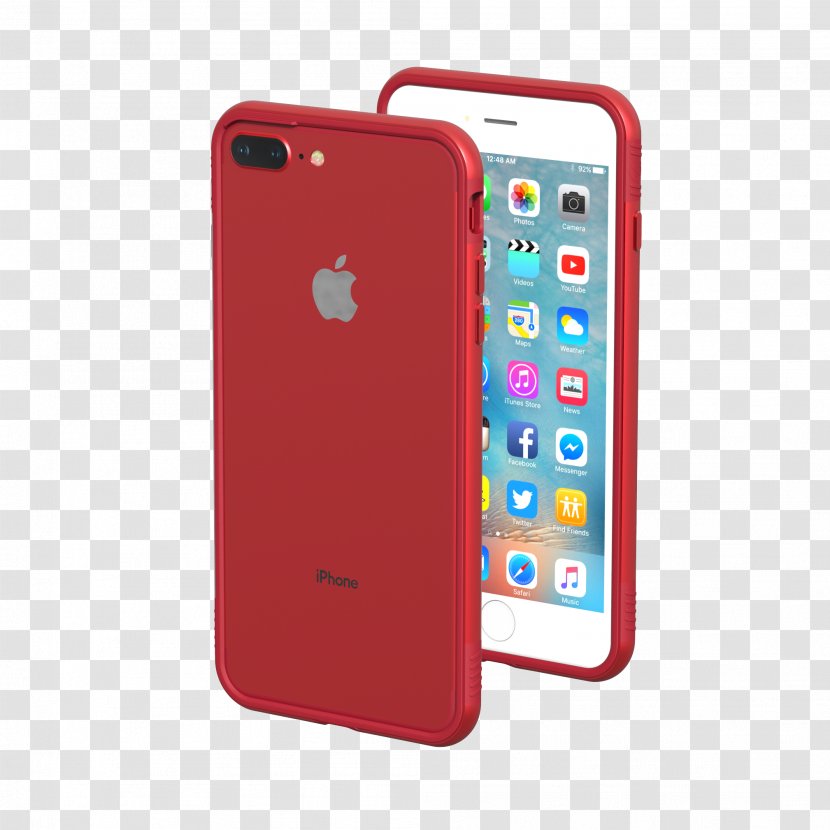 IPhone 7 Plus 8 6 Telephone 6s - Iphone - Red Transparent PNG