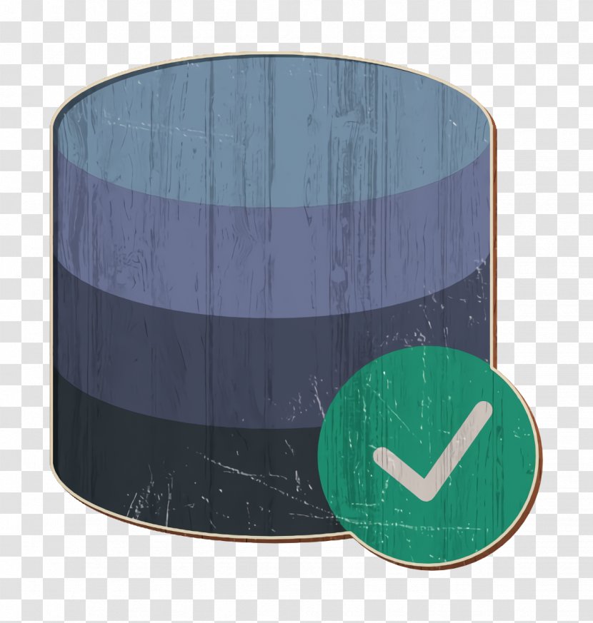 Database Icon Server Interaction Assets - Purple - Turquoise Teal Transparent PNG