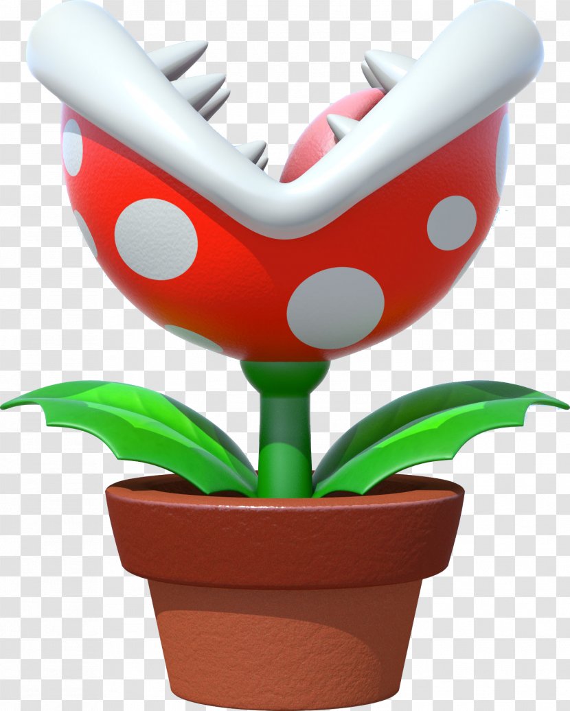 Super Mario Bros. Kart 8 World - Bros - Potted Plant Transparent PNG
