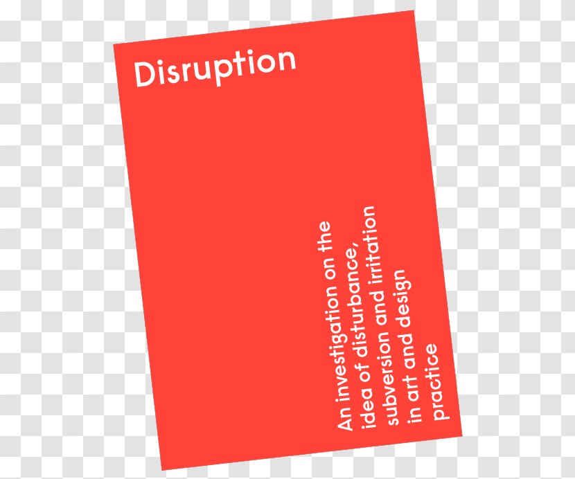 New Media Art Exhibition - Text - Disruption Transparent PNG