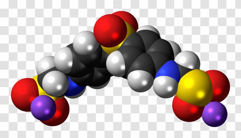 Sodium Cyanide Antibiotics Space Filling Model Aldesulfone