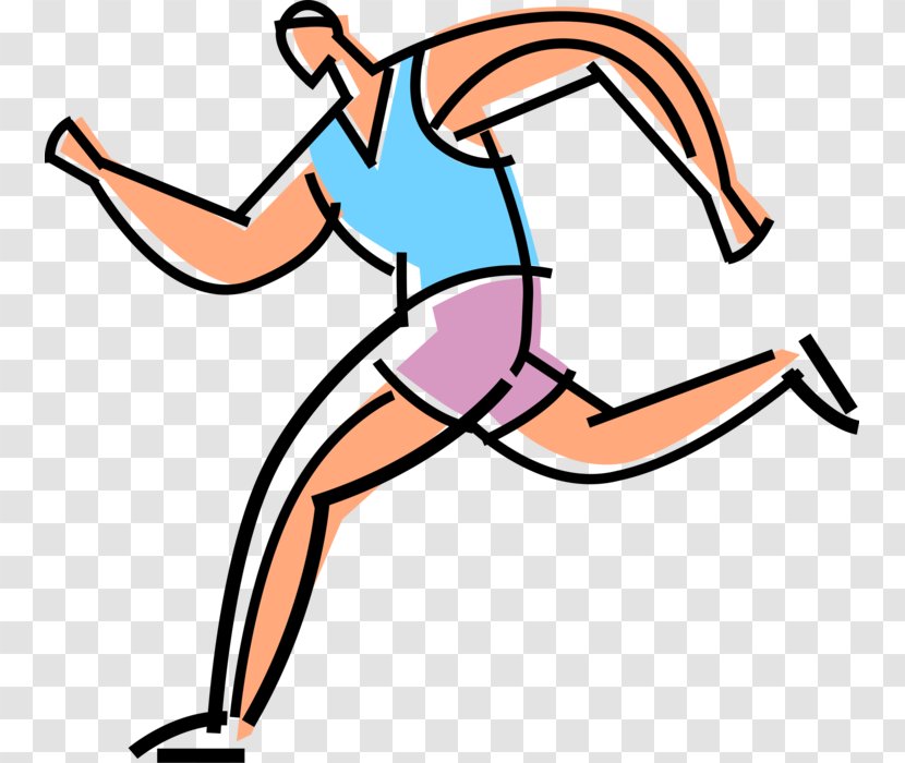 Clip Art Vector Graphics Illustration Image - Running - Atletismo Transparent PNG