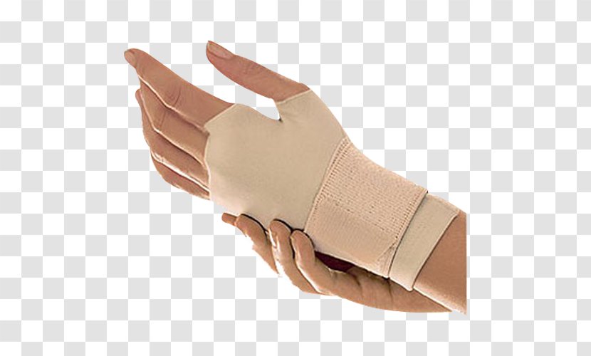 Thumb Wrist Brace Glove Hand - Arm Transparent PNG