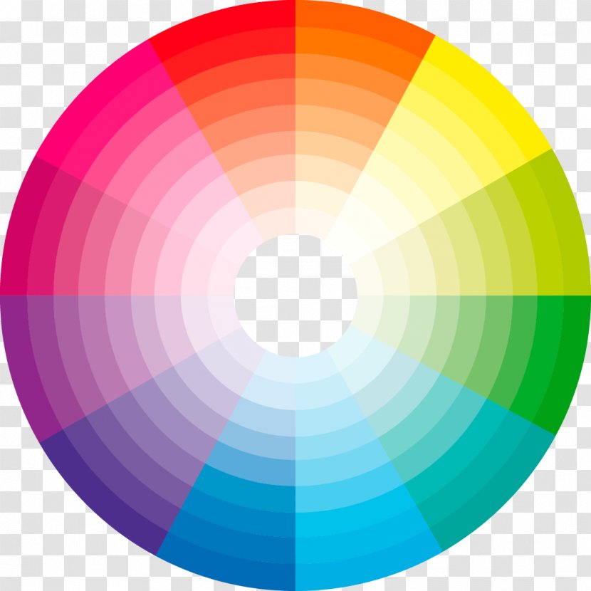 Depth Color Wheel Photography Theory - Magenta - Vector Hand-drawn Ring Transparent PNG
