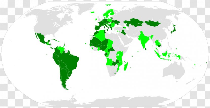 World Map Canvas Paper Transparent PNG
