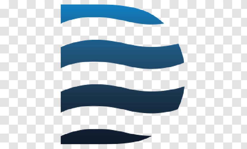 Logo Line Angle Font - Blue Transparent PNG