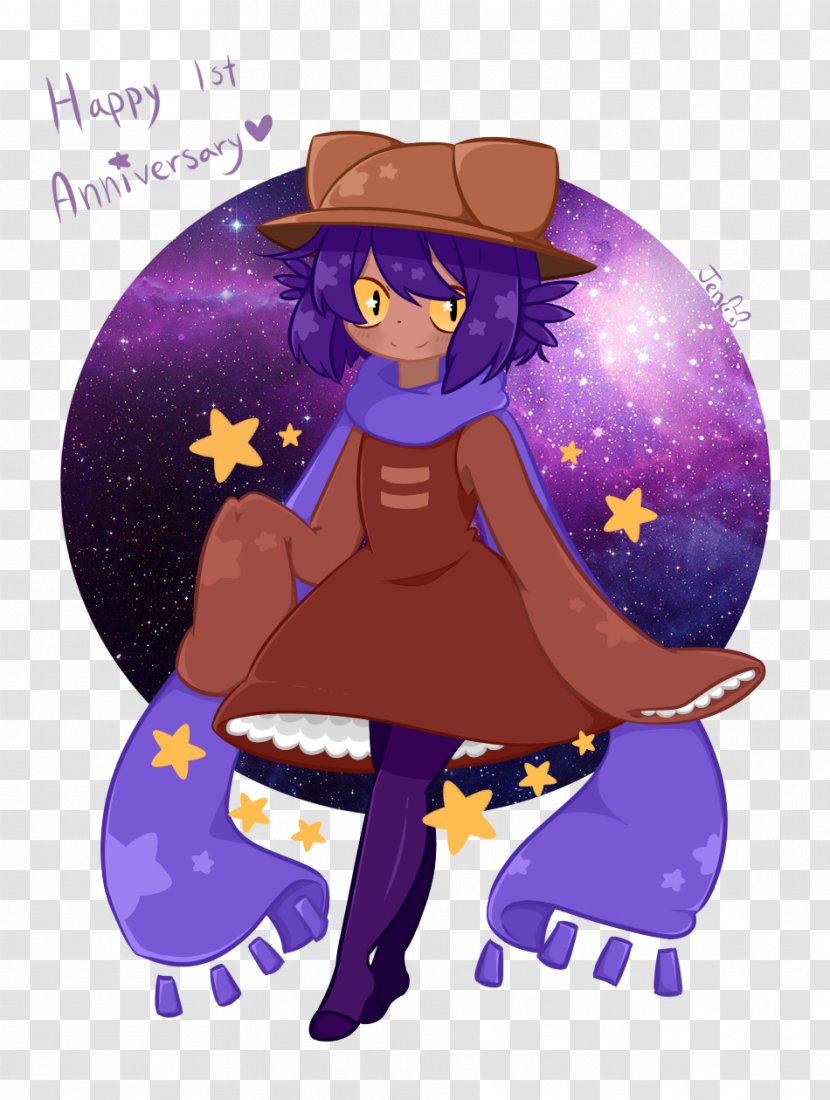 OneShot Art Game Anniversary - Purple Transparent PNG